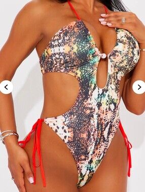 Fashion NOVA Cabo Club 1 Piece Swimsuit
